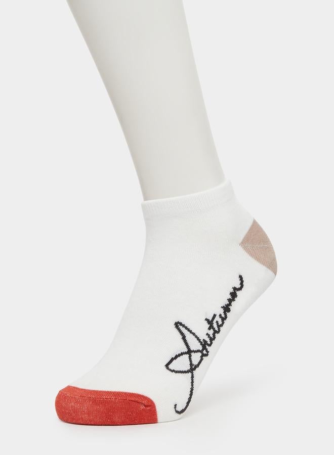 Styli Pack of 5 - Women Printed Ankle Sock - Image 5